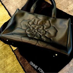 Anne Fontaine leather tote bag